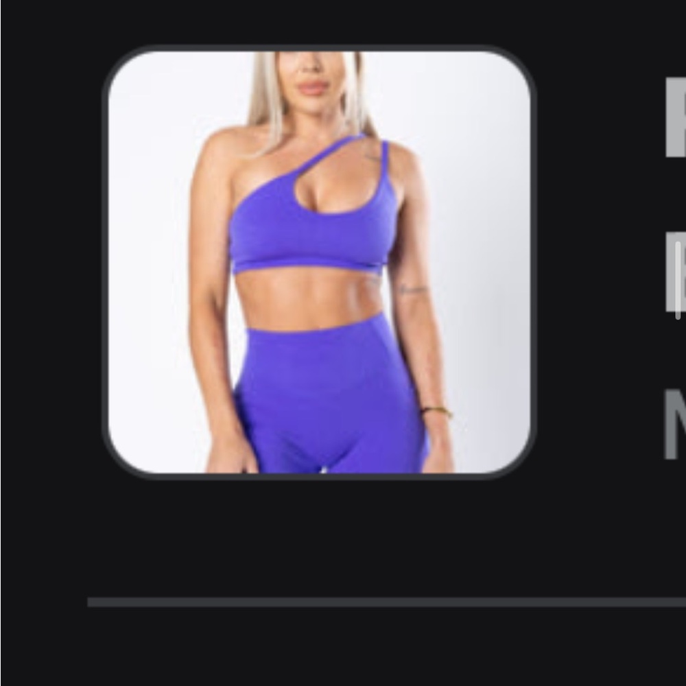 Paragon Reluna Asymmetrical Bra in Moon Motel - Medium